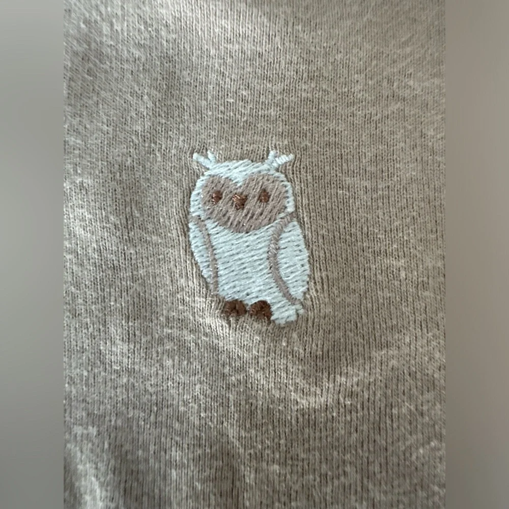 Carter’s 3M 3-Piece Matching Baby Girl Owl Outfit - Bodysuit, Leggings, & Vest